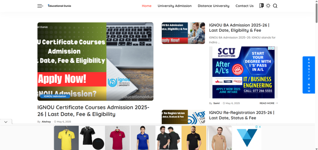 ignou.educationaldunia.com
